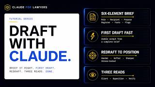 How to Draft Legal Documents in Claude AI — Tutorial | Claude for Lawyers