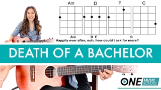 Video thumbnail of "Death of a Bachelor - Panic! At The Disco Ukulele Lesson/Tutorial"