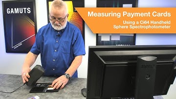 Measuring the Color of Payment Cards Using a Ci64 Handheld Sphere Spectrophotometer