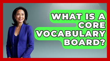 What Is A Core Vocabulary Board? - Answers About Autism