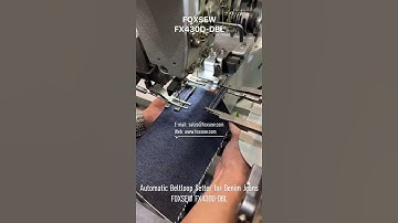 Automatic Beltloop Setter for Denim Jeans