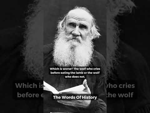 Leo Tolstoy - The Words Of History