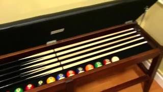 Blue Wave Unity Billiards Bench