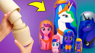 ¡Ponis en Paz! 🎨🦄 Muñecas Encajables DIY de My Little Pony