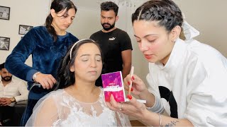 BRIDAL MAKEUP FOR HER PRE WEDDING SHOOT | GURKIRAT RANDHAWA