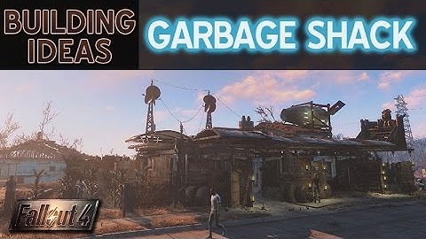 Settlement Building Ideas • Garbage Shack • Fallout 4