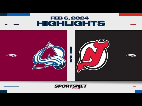 NHL Highlights | Avalanche vs. Devils - February 6, 2024