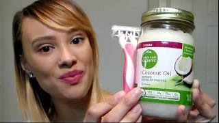 WHY YOU NEED TO SHAVE YOUR LEGS w/ COCONUT OIL!