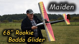 Maiden Rookie Glider David Boddington Design Short Sucessful flight by Terry CLS