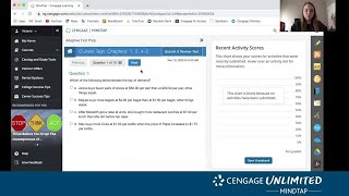 Studying with Adaptive Test Prep in MindTap