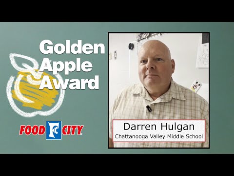 Golden Apple Award: Darren Hulgan, Chattanooga Valley Middle School