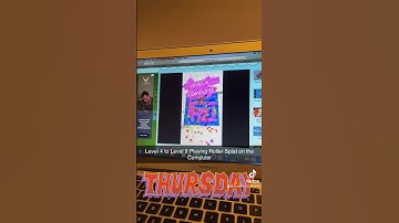 Level 4 to Level 9 Playing Roller Splat on the Computer