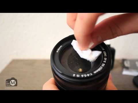 Cómo limpiar objetivos o lentes - En Modo Manual