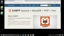 Installing XAMPP on Windows for PHP/MySql - Durasi: 9.06. 