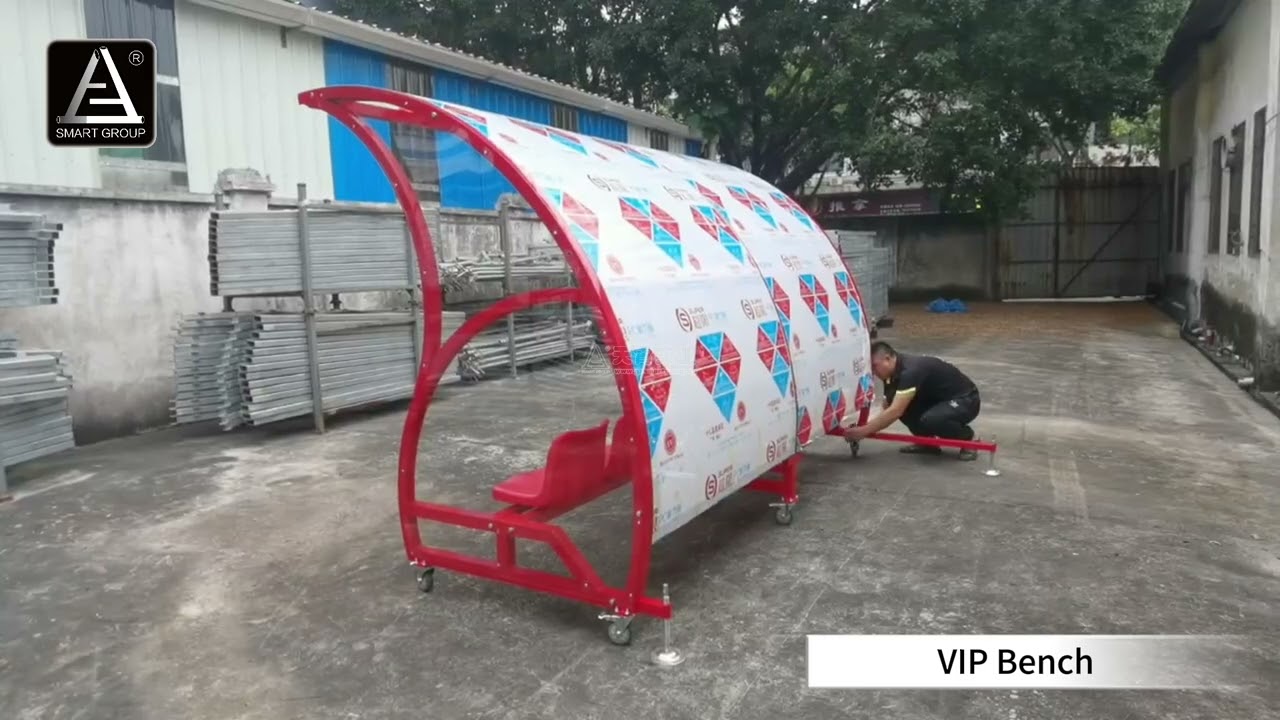 Football Soccer Bench Team Dugouts 