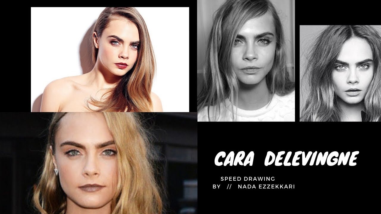 Cara Delevingne Speed Drawing // Nada Ezzekkari 