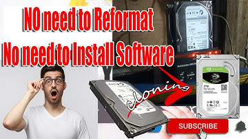 Cloning HDD by using Multi-function HDD Docking
