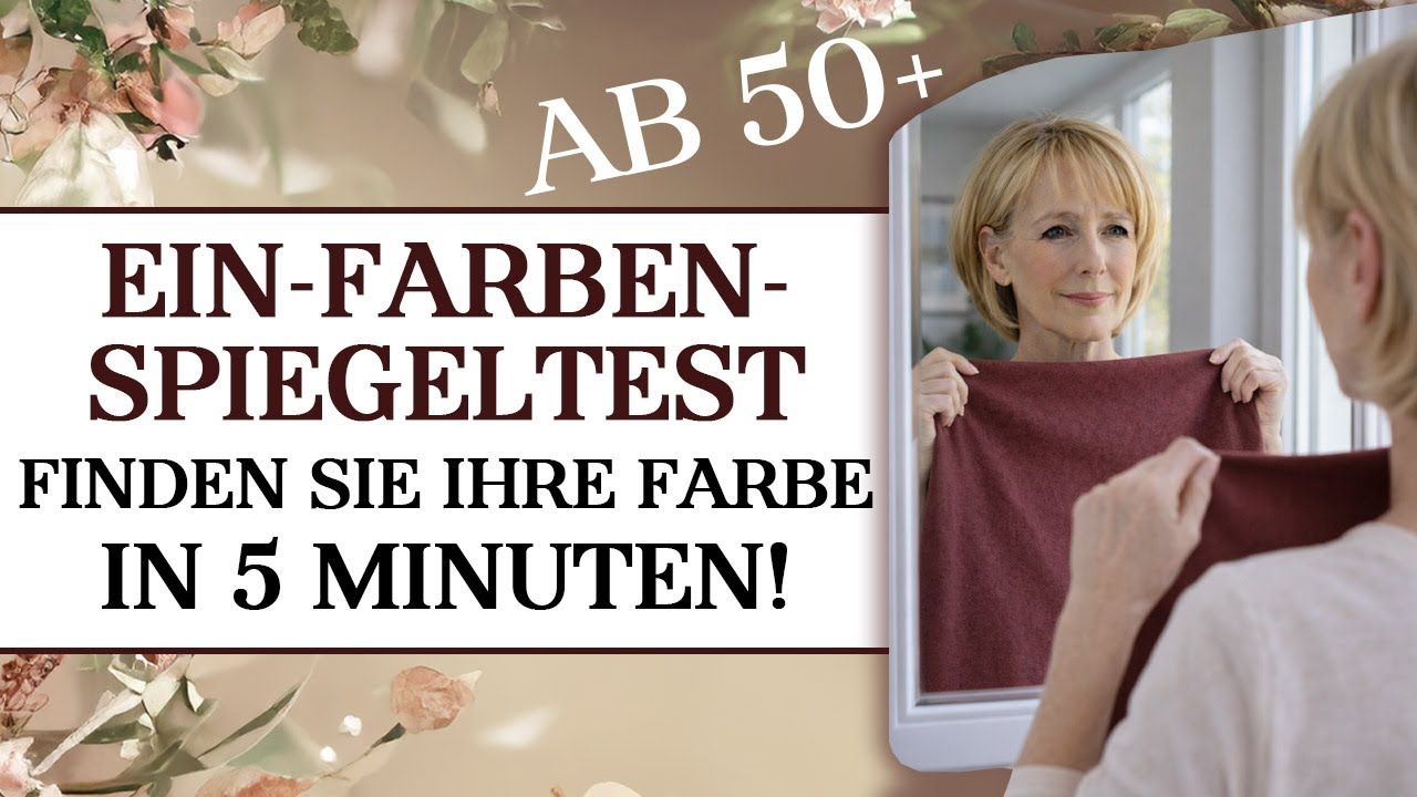 Dieser Test zeigt, welche Farben Sie älter wirken lassen – in 5 Minuten vor dem Spiegel
