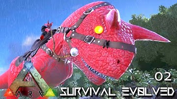 ARK: SURVIVAL EVOLVED - MY FIRST ALPHA TAME !!! E02 (MODDED ARK EXTINCTION CORE CENTER)