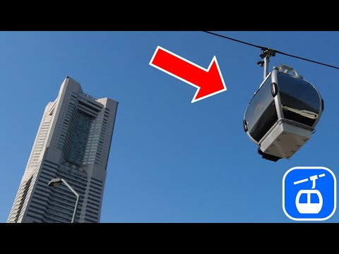 Japan&rsquo;s Near-Future Ropeway Flying Over a Big City🚡🏙 YOKOHAMA AIR CABIN