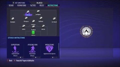 FIFA 21 Custom Tactics - Recreate 3-5-2 of Udinese  + Instructions - Replicate real system