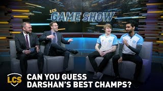 LCS Game Show: Can You Guess Darshan’s Best Champs? screenshot 1