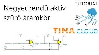 Negyedrendű Aktív Szűrő Létrehozása És Szimulációja A Tinacloud Programban