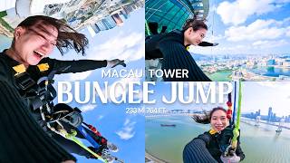 233M BUNGEE JUMP FROM MACAU TOWER | World's Highest Commercial Bungee Jump