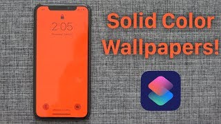 Create Solid Color Wallpapers With Siri Shortcuts screenshot 2