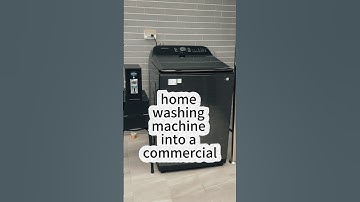 Sintron ST-004 marks home washing machine into a commercial #ESP32 #Arduino  Coin Operated Washer