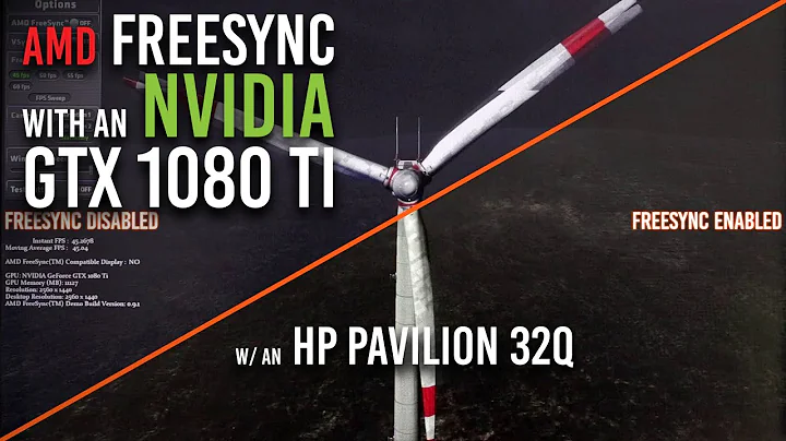 Expérience FreeSync NVIDIA sur HP Pavilion 32 Q