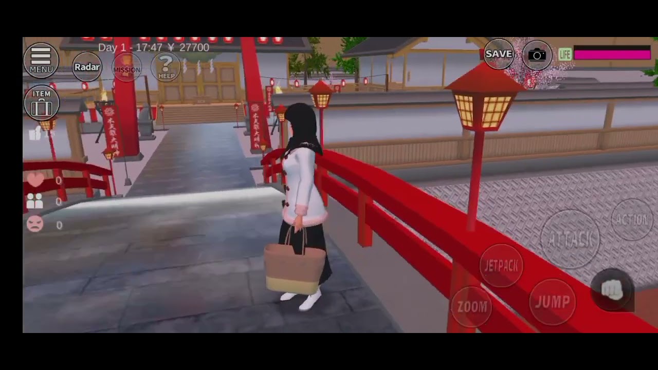 Rina Tamaki berburu takjil hari ke 1 puasa