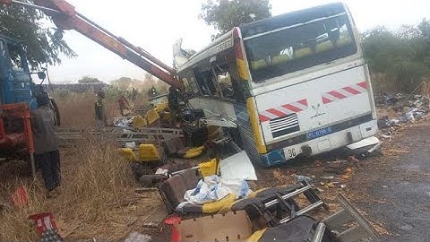 Collision de bus au Sénégal : 40 morts et des dizaines blessées