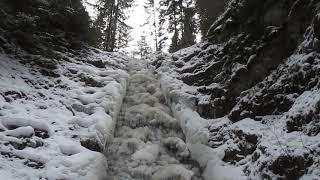 Лужківський водоспад взимку, 24/02/19