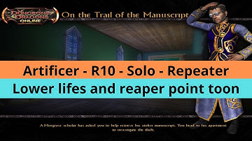 [DDO]Artificer - Paper Trail R10