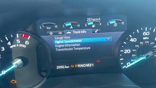 How to change Miles in KM and back on UHaul Truck