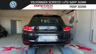Volkswagen Scirocco 1.4Tsi 160Hp 240Nm 190Hp 302Nm Dynotech Chiptuning