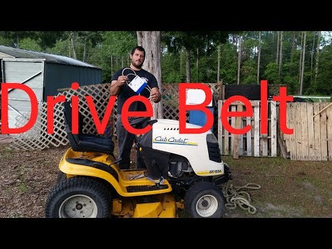 Video How to replace a cub cadet drive belt - youtube