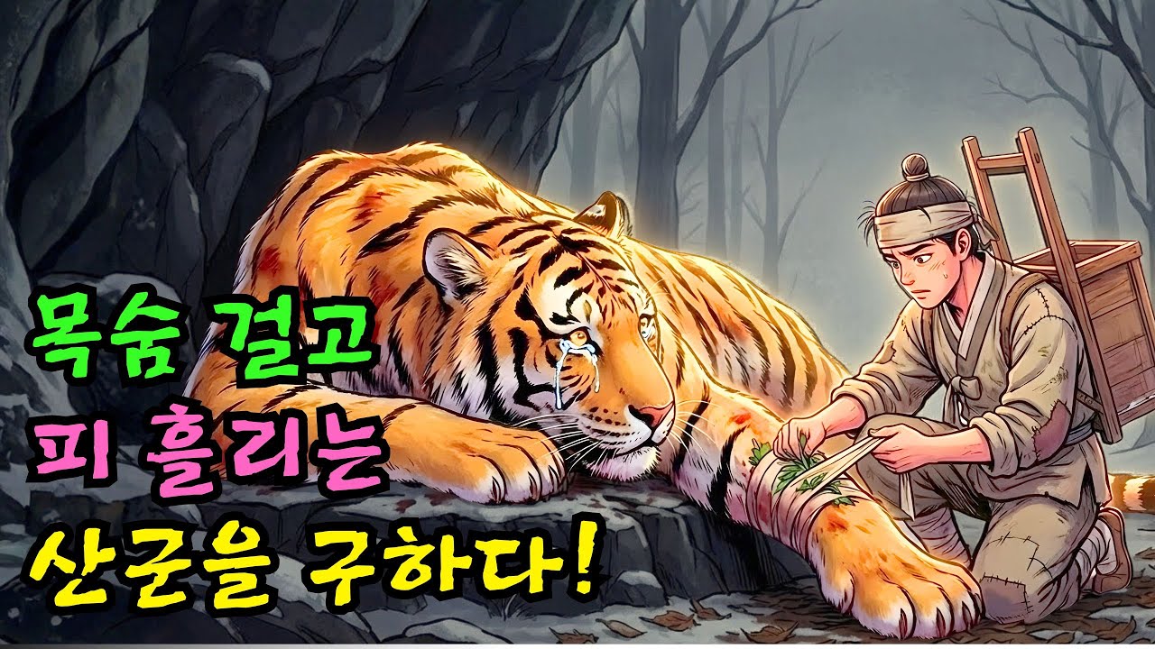 피 흘리는 호랑이를 구해줬더니 다음날 아침 마당에 생긴 소름 돋는 반전 ㅣ옛날이야기 ㅣ민담 ㅣ오디오북ㅣ전설ㅣ설화 ㅣ야담