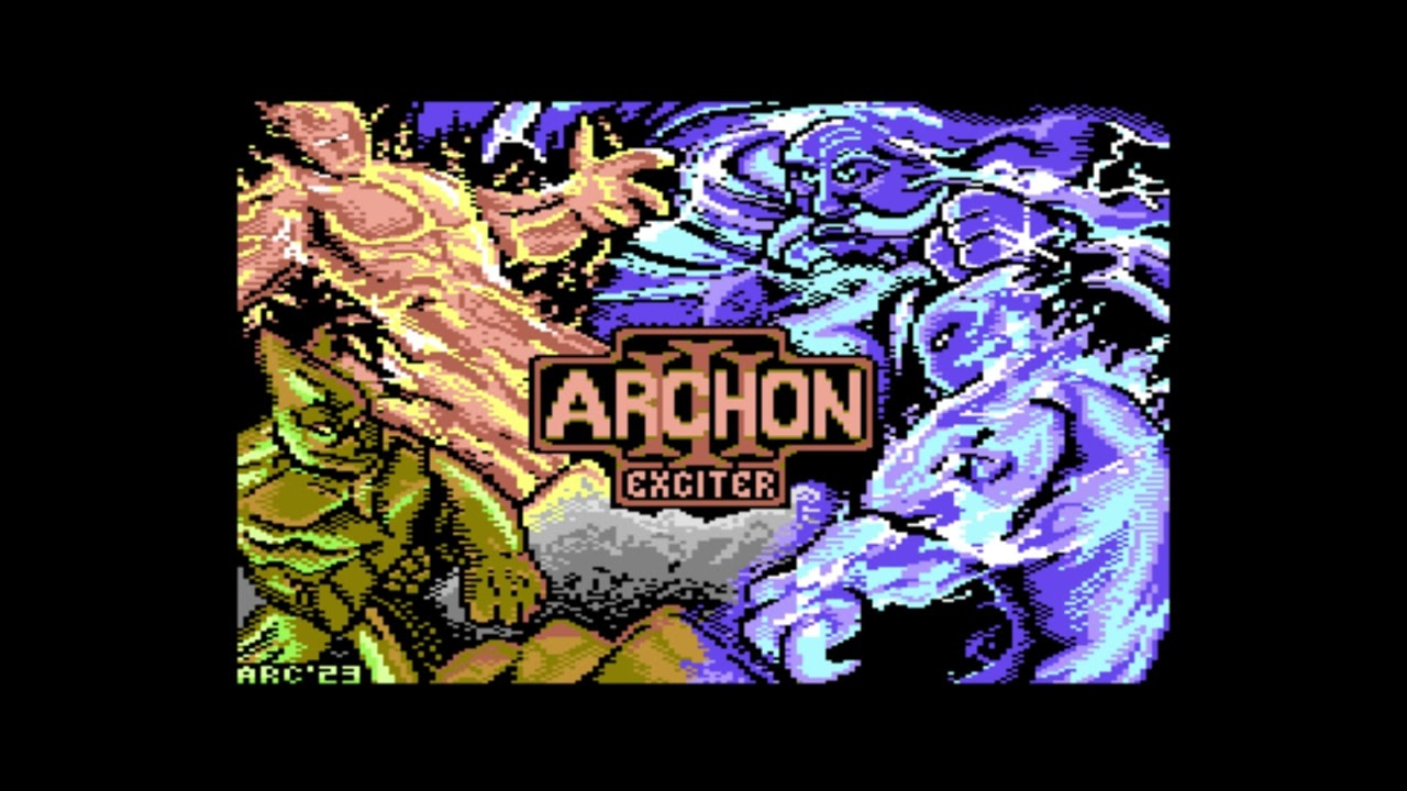 C64 Graphics: Archon III Exciter GFX by Arcadestation! 1 January 2023!