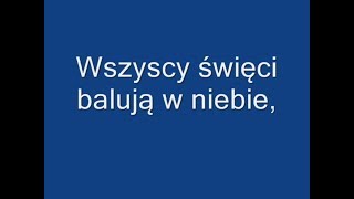 Budka Suflera - Bal wszystkich świętych Tekst