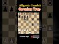 Destroy ur opponent | Hidden chess trap #shorts #chess #chessopenings
