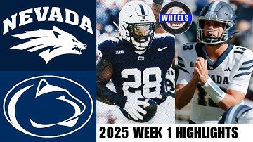 #2 Penn State vs Nevada Highlights | Week 1 | 2025 College Football Highlights