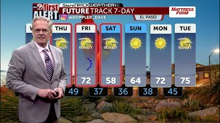 ABC 7 First Alert Winds weaken tonight but really pick up again Thursday and Friday
