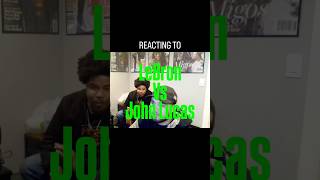 LeBron be Lucas dunk reaction. 🤯#studiosession #studiostream #shorts