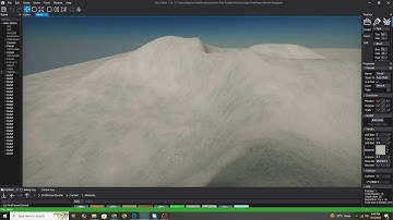 Sandy Hills. Terrain in Flax Game Engine 1.10 First Person Shooter Template