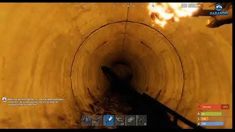 Rust Sewer branch monument + parkour guide( green key card puzzle)