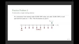 Lecture 5 ISE 307 Engineering Economic Analysis - Equal-Payment Series I (F/A and A/F) Guide