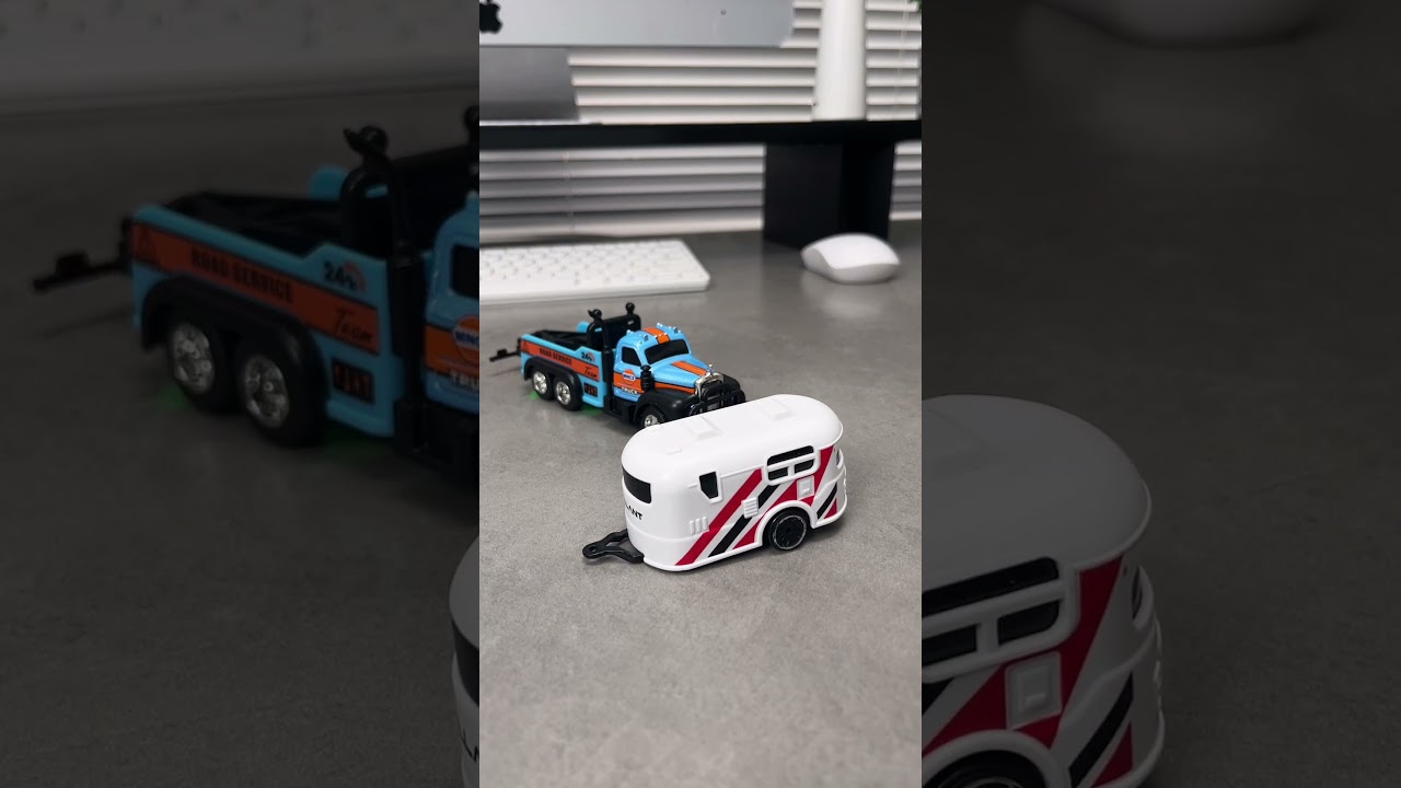 This mini tow truck is so much fun!