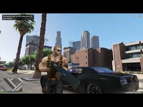 GTA 5 - Duke Nukem Rampage + Six Star Escape
